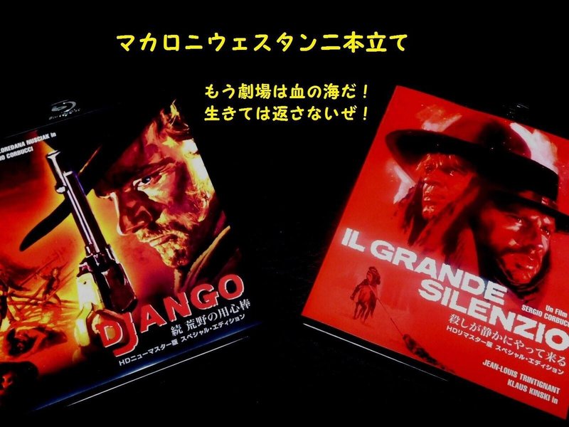 続 荒野の用心棒 1966 殺しが静かにやって来る 1969 Cinechameau Note