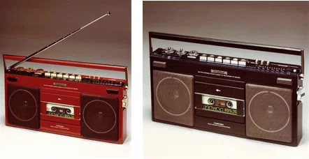 小型でスタイリッシュに!ファッションラジカセ RT-8000S(1978 小型でスタイリッシュに!ファッションラジカセ RT-8000S(1978