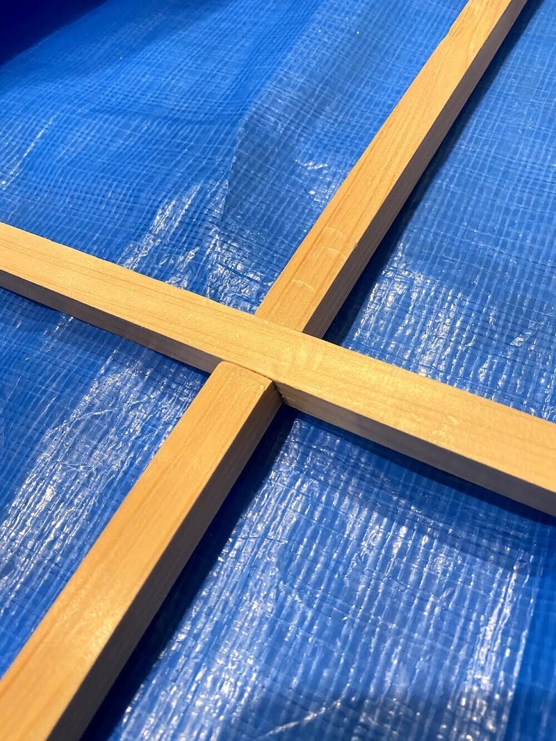 アルミサッシの存在が許せないので格子の内窓を作った 早 Saki Itとドレス作りとdiy Note