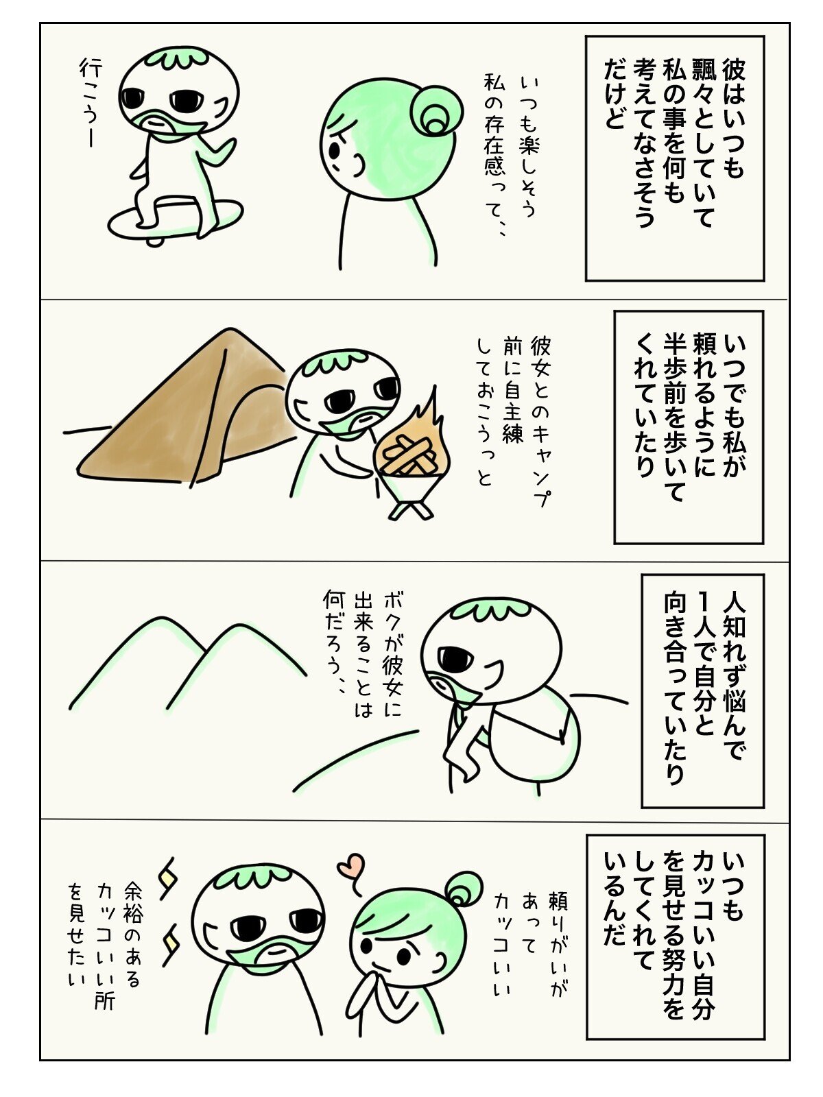 彼はいつも カッコいい自分を見せる 努力を頑張ってくれている ツインレイ ツインソウル パートナーシップ 恋愛 男女のトリセツ ツインレイ 男性の気持ち 坂口トマリ 漫画家 カウンセラー セラピスト Note