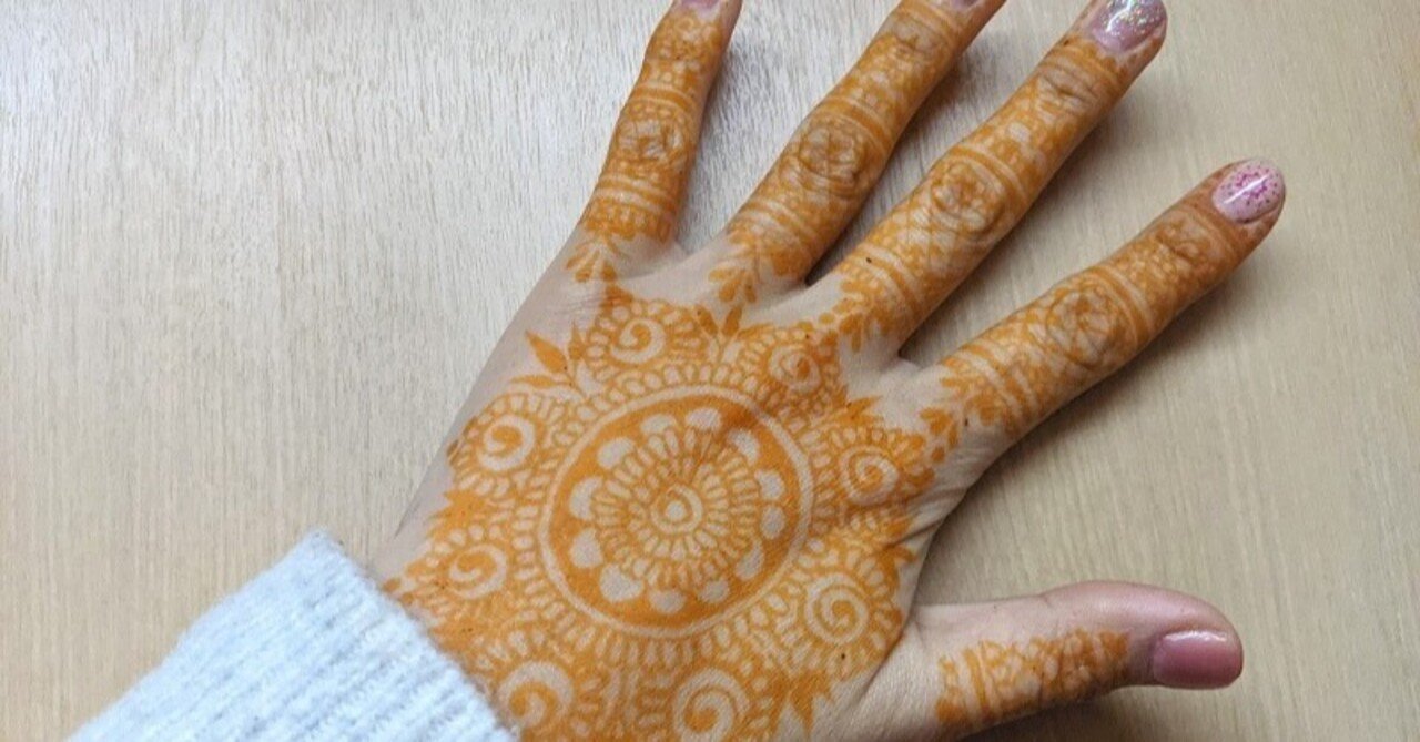 久しぶりのヘナタトゥー☆冬服とヘナタトゥーのコンビネーションは最高にかわいい！｜Kome, image size:1280x669