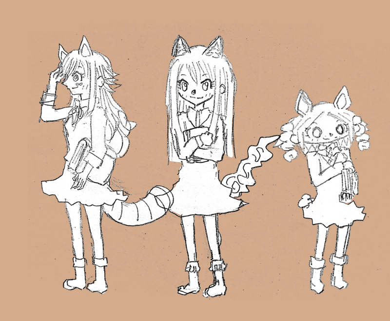 Gothic Girls ラフ 黄色ネジ Note Gothic Girls ラフ 黄色ネジ Note
