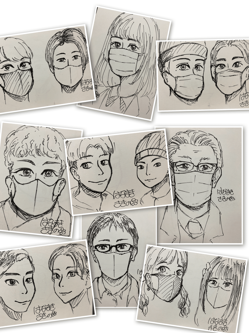 検証】知らない人に「似顔絵描かせて」とお願いしてみた【フリー似顔絵