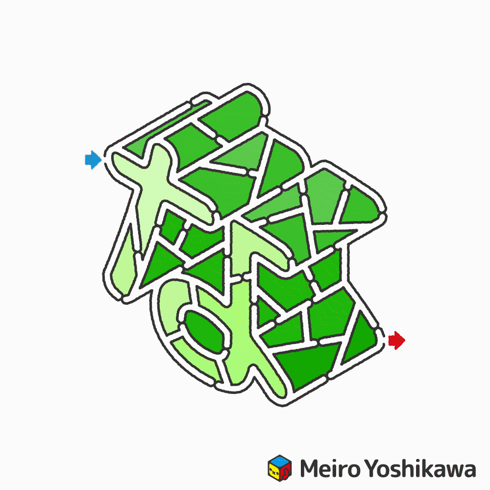 ひらがな な のぬりめいろ 吉川めいろ Meiro Yoshikawa Note