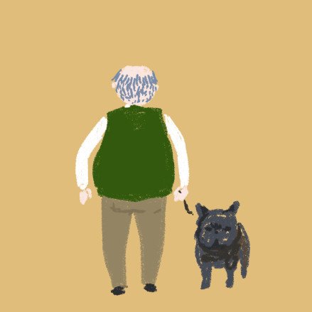 いいおじいさんと犬と近所の話 ワダシノブ イラスト マンガ Note いいおじいさんと犬と近所の話 ワダシノブ イラスト マンガ Note