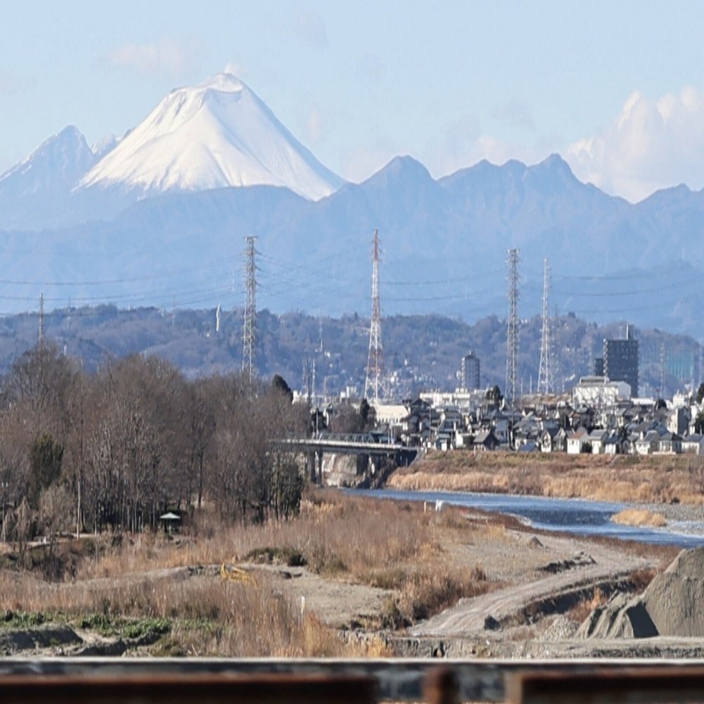雪嶺に 負けぬ冠雪 浅間山 Non Note