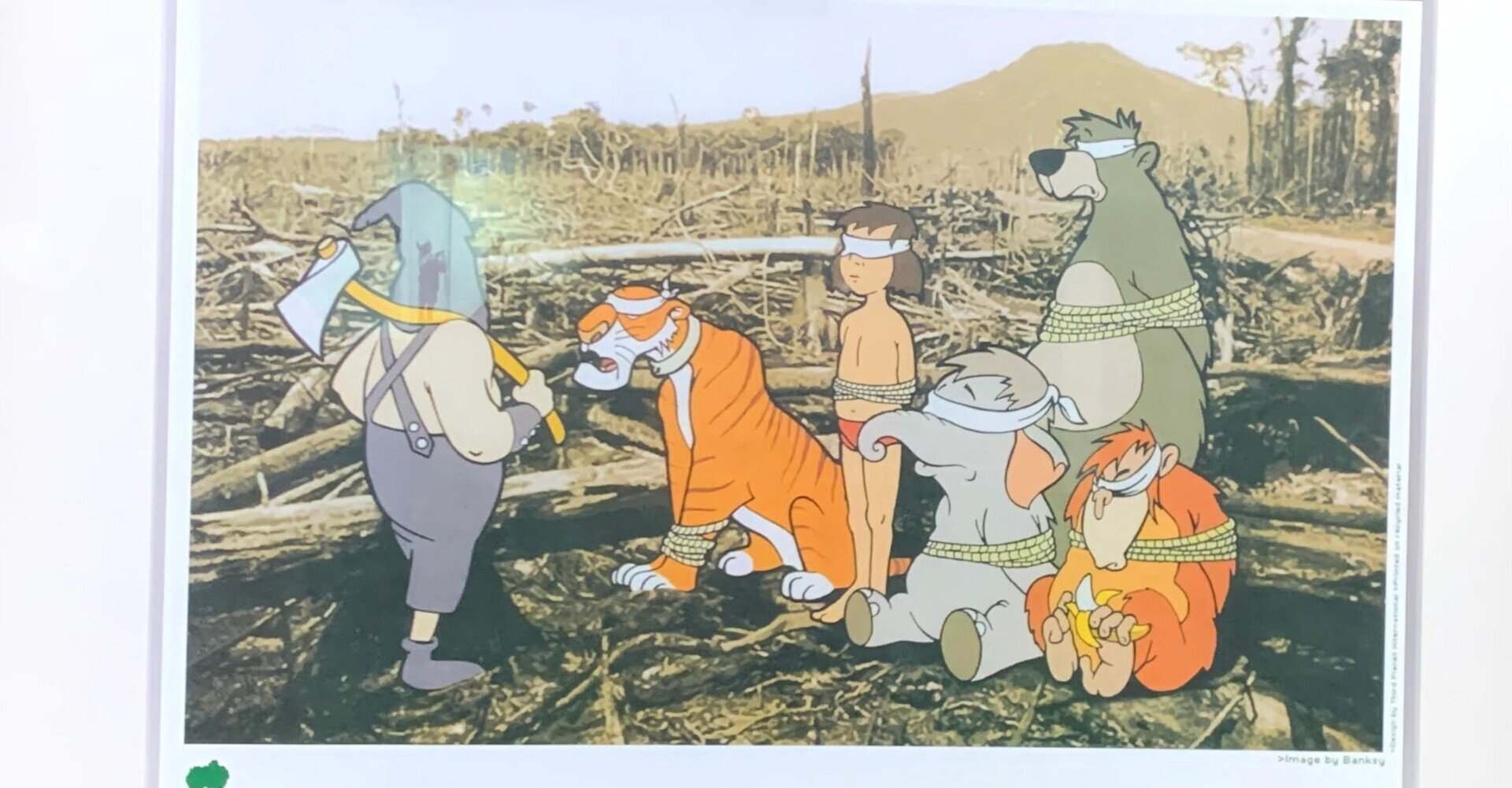 バンクシー　banksy ポスター　2004年　greenpeace GREENPEACE Promotion Poster|バンクシー,Banksyを買う｜現代アート