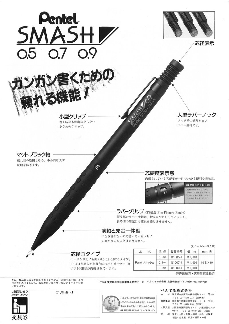 あのスマッシュが オトナ に生まれ変わる 愛され続けるシャープペンの成長物語を聞いてきた ぺんてる シャープペン研究部 Note