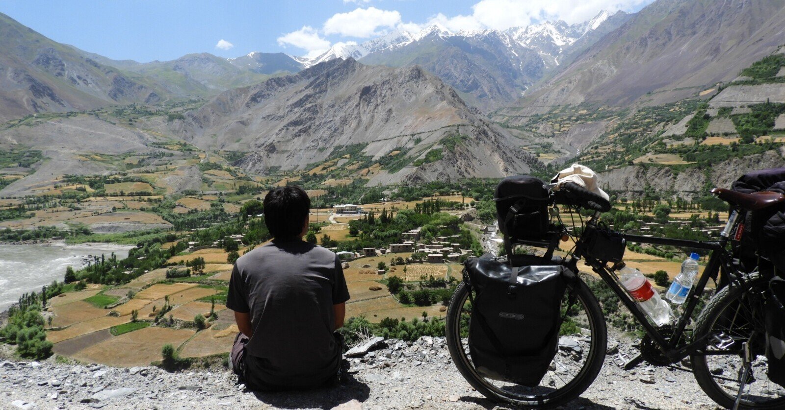 川の向こうに見えたアフガニスタン｜浅地亮の自転車旅で見る世界