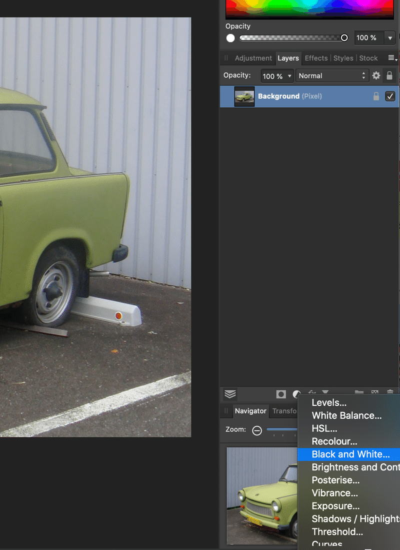 Affinity Photo入門 写真をモノクロ画像 白黒画像 に変換する方法 𝔸𝕠𝕚 ℕ𝕒𝕜𝕒𝕟𝕚𝕤𝕙𝕚 Note