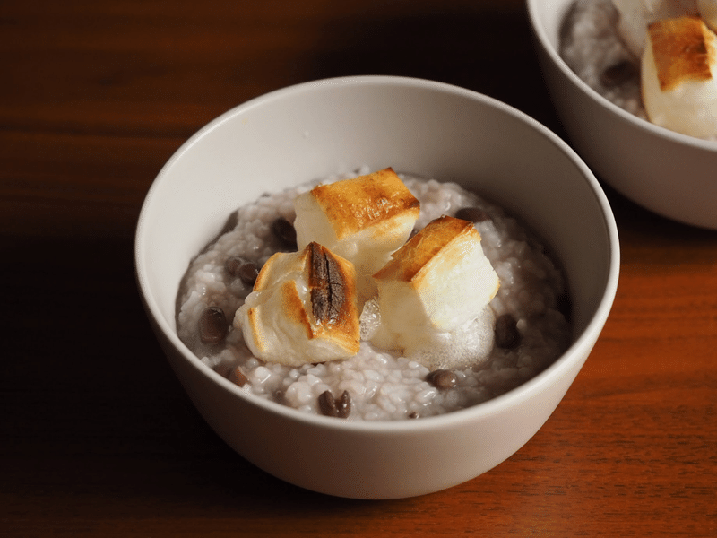 生米からつくる 小豆粥 のレシピ ゆであずきを使った簡単バージョン おかゆ研究中 鈴木かゆ Note