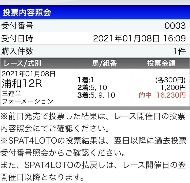 最近の当たり馬券｜GB