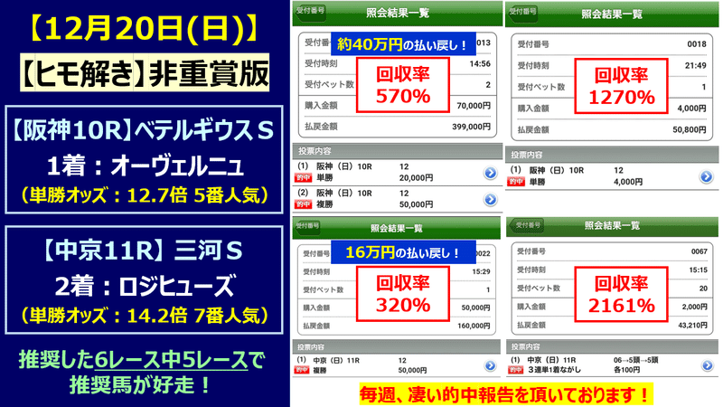 1220【ヒモ解き】的中