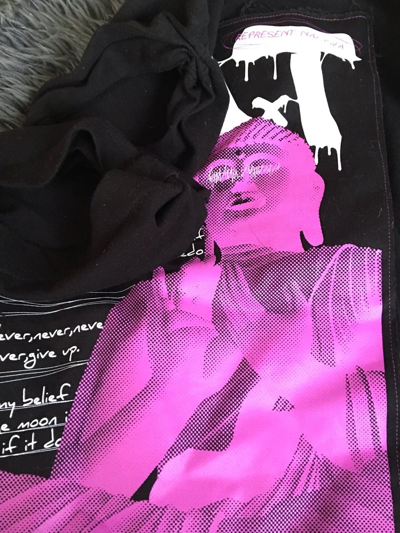 手縫い戦士がヒプノシスマイクのライブtシャツをdiyしてみた サイズ デザイン別 Bat Mtr編 花璃 Note 手縫い戦士がヒプノシスマイクのライブtシャツをdiyしてみた サイズ デザイン別 Bat Mtr編 花璃 Note