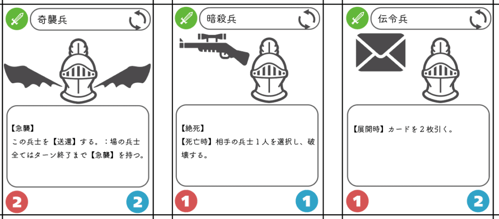 カードゲームを作る 基本カードのデザイン 貫通錯誤 すずこ Note