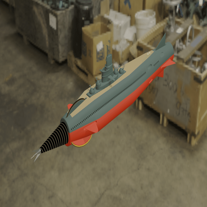 海底軍艦を作ってみた。｜フジノタカシ