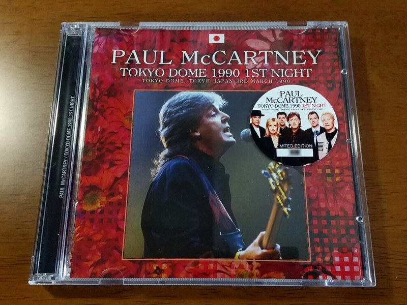 ポール マッカートニー 記念すべきソロ初来日公演初日 コレクターズcd Birds Arrival Note