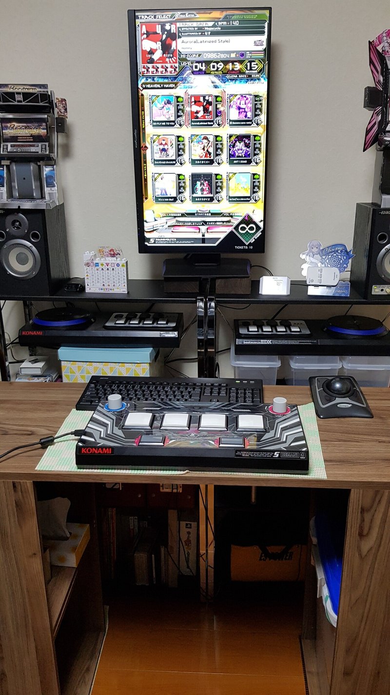 家音楽ゲームの立ち環境 D お年寄り音ゲーマー Note