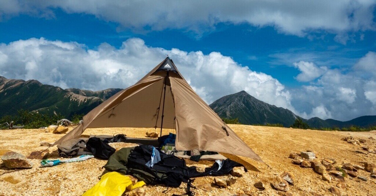 LOCUS GEARのKhufuは山岳テント足り得るのか その1＜設営編（無雪期