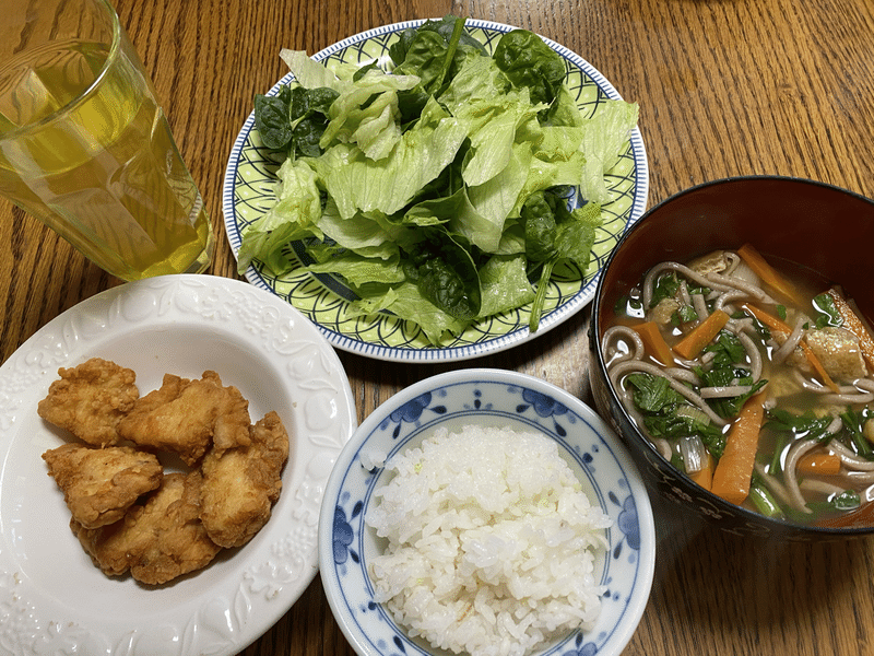 お昼は唐揚げ にょろ Note
