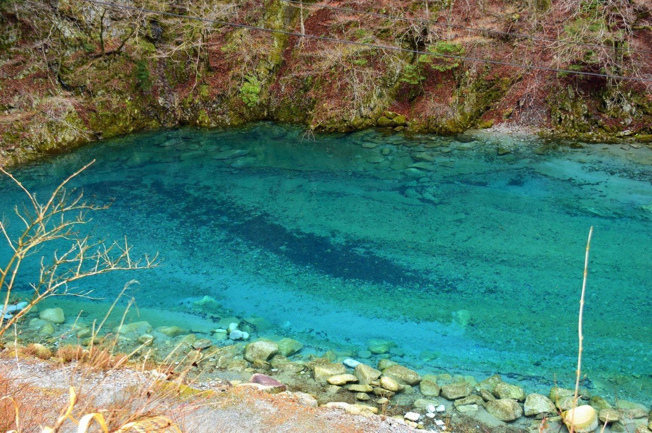 水彩画（丹沢渓谷） 鳥取ノスタルジア 水のある風景 奥大山 木谷沢渓流 #水彩画