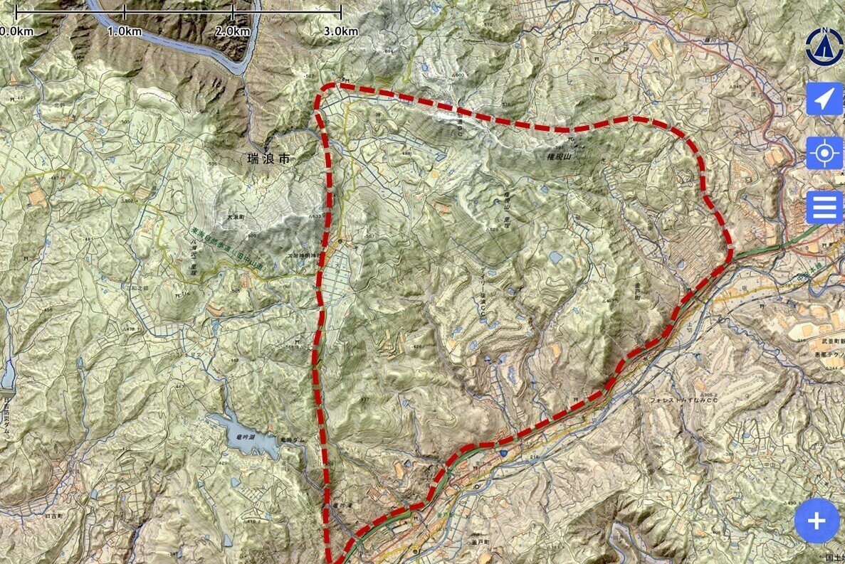 権現山地すべり