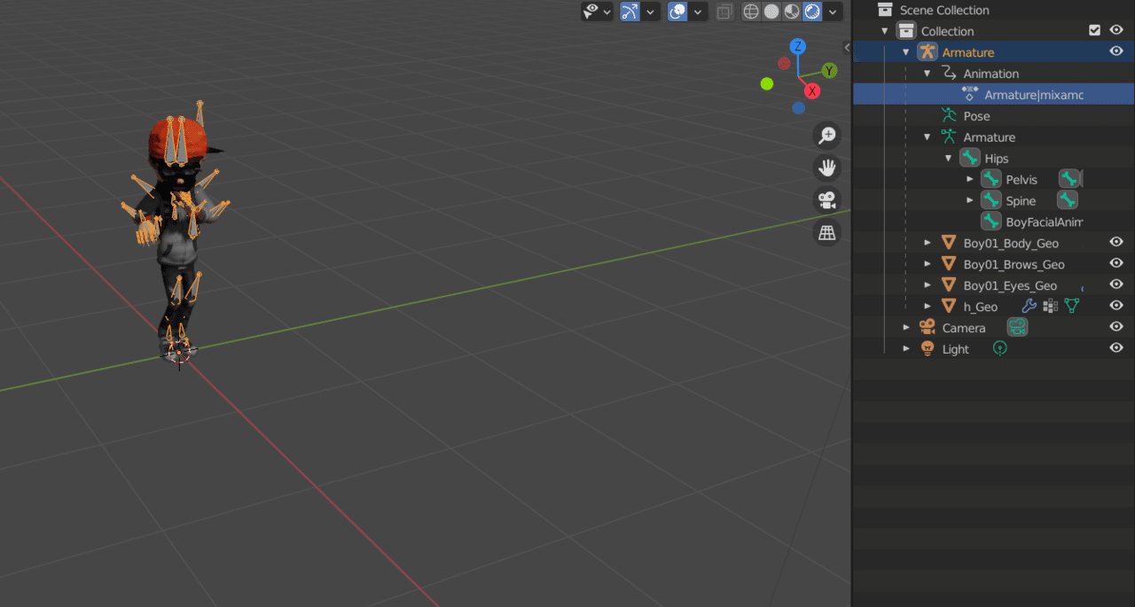 Blender アニメーション Unityとの違い Nla Tracks ちがい総研 Note