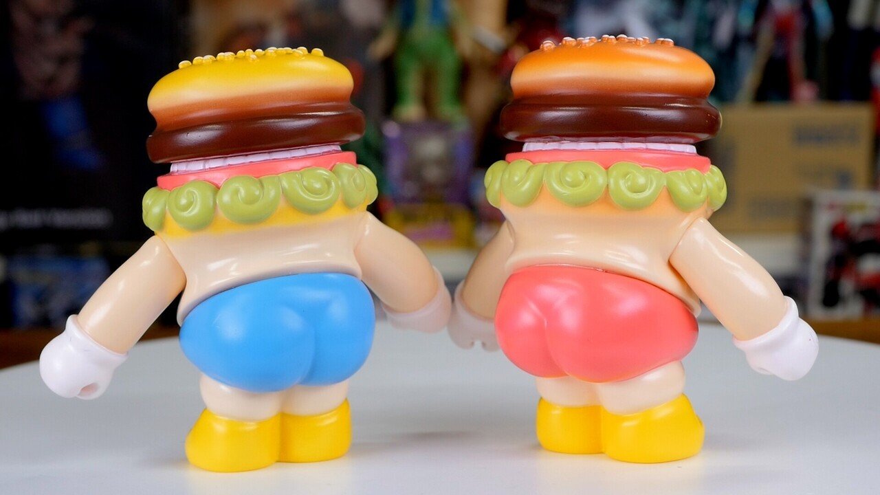 お尻に一目惚れ！プリケツなソフビ、バーガーマン！キングストイ