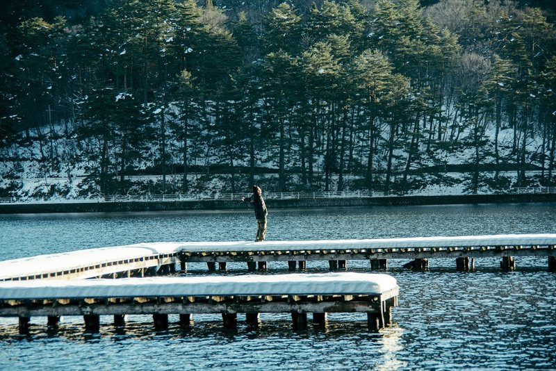 極寒クリスマスキャンプ木崎湖キャンプ場-138