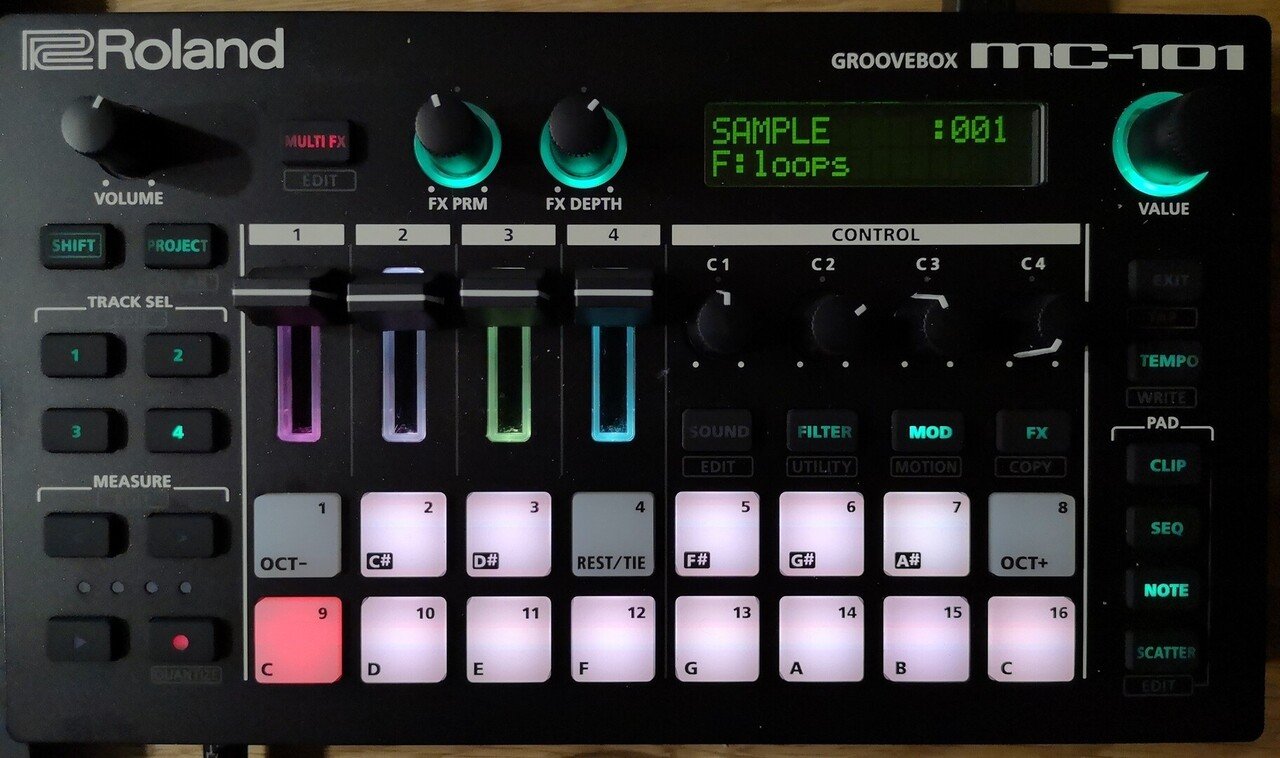 Roland MC-101レビュー｜ジャバさん