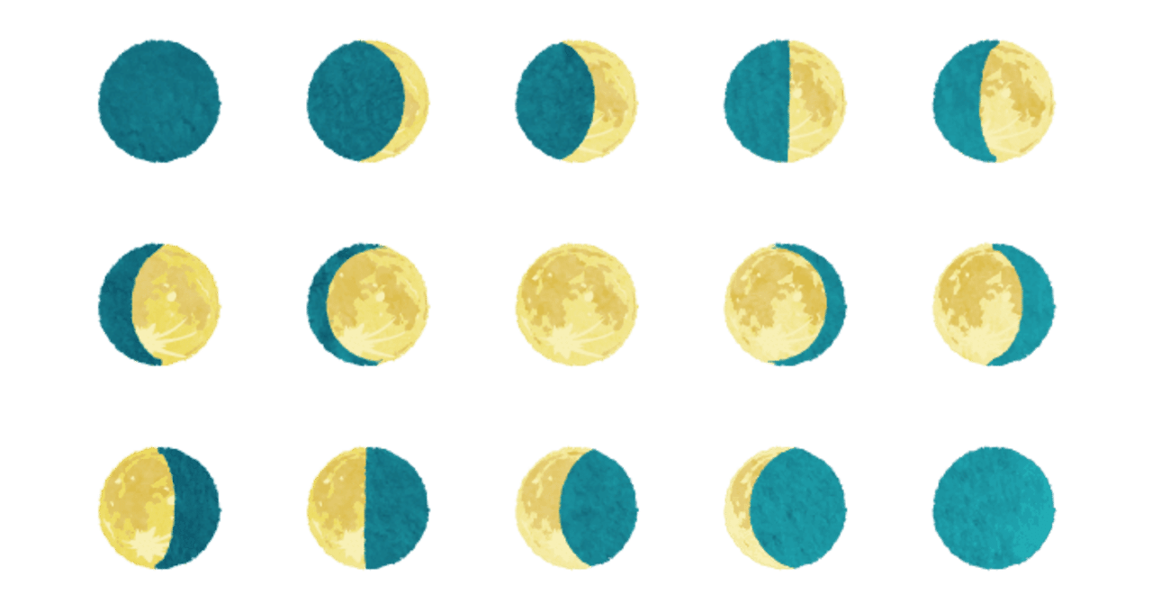 月の満ち欠けの名前 星読み鑑定士 望月スミレ 西洋占星術 アロマテラピー タロット オラクルカード Note