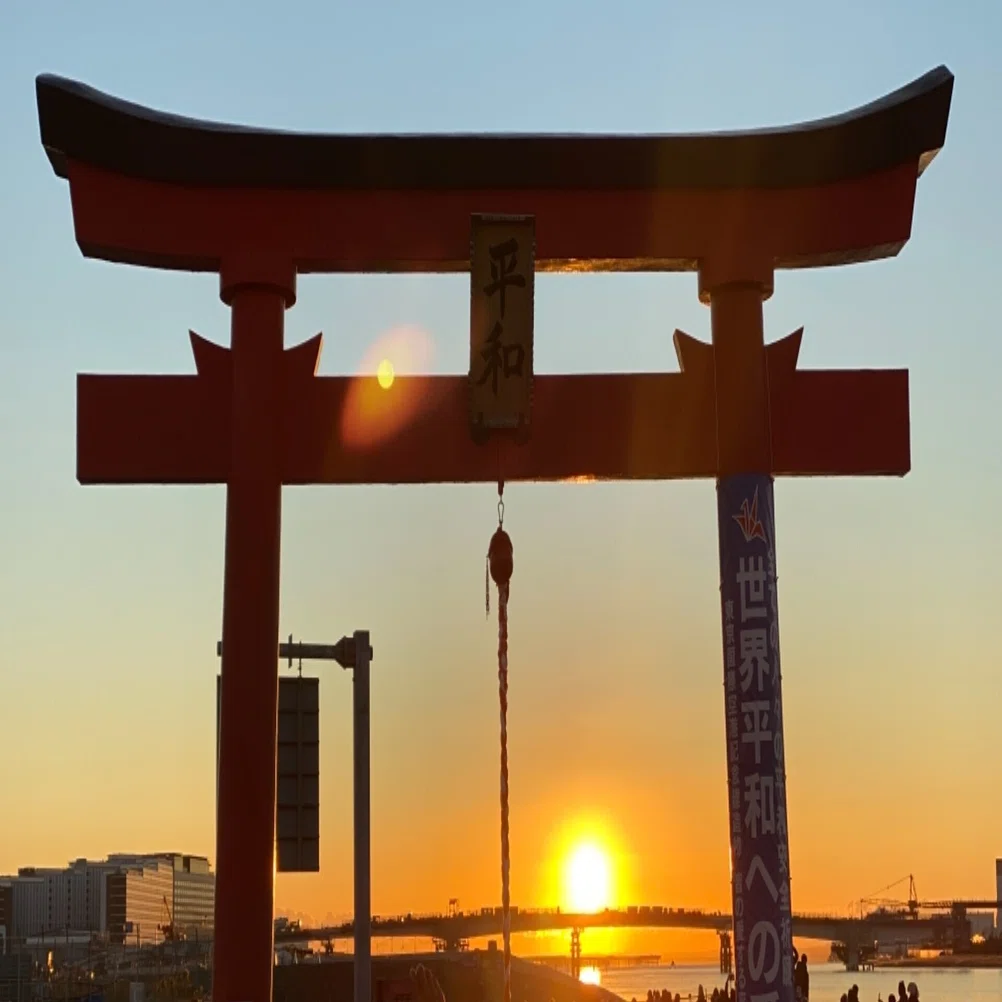 2021年初日の出ライド（羽田大鳥居）｜三村周