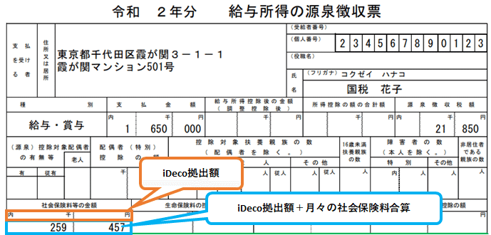 iDecoの年末調整、源泉徴収票を必ず確認しましょう｜ごまみそ