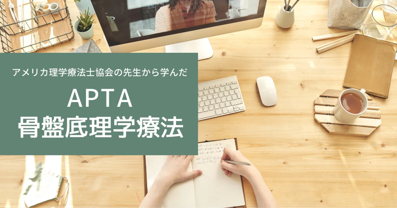 レポ】APTA骨盤底理学療法を受講しました！｜近藤カナ@産科理学療法士