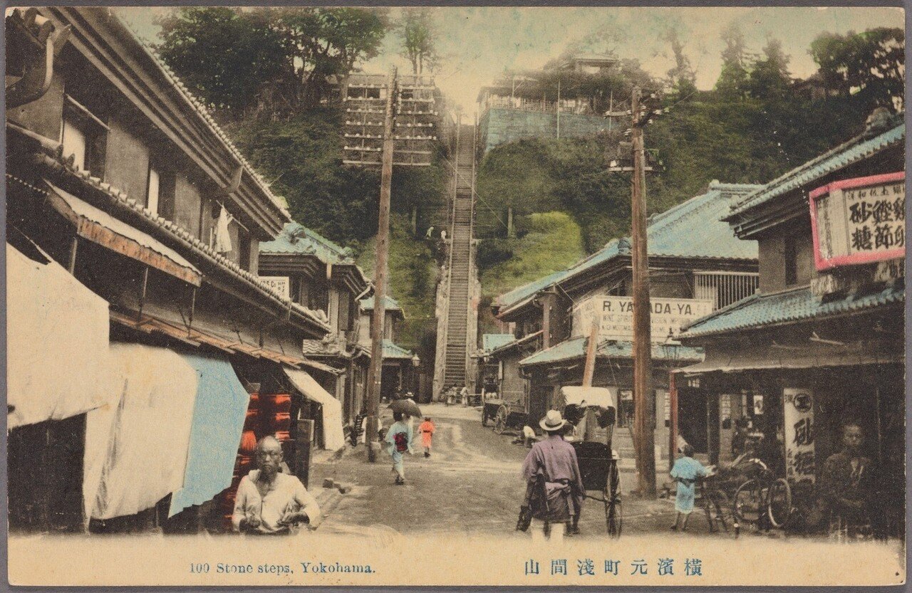 19世紀  外国人から見た日本の建物2点 19世紀 外国人から見た日本の建物2点