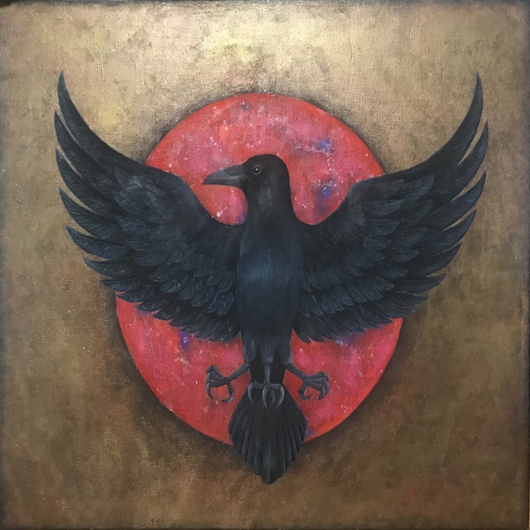和歌山のイベントに八咫烏の絵｜星野 麗