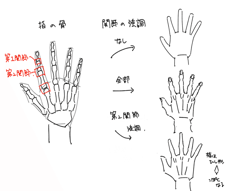 描き方 手をいい感じに描く Osushi Note 描き方 手をいい感じに描く Osushi Note