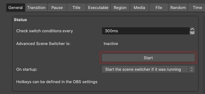Obs Studioで自動的にシーンを切り替えadvanced Scene Switcher Taka Note