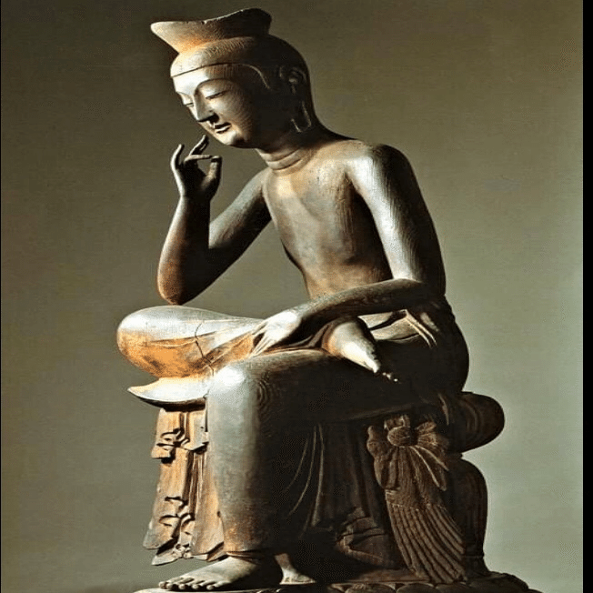 弥勒菩薩半跏思惟像｜吉村_俊宏ーYOSHIMURA ORIMONOー