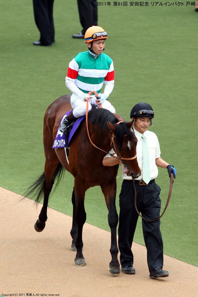 【期限切れ単勝馬券】　第61回　安田記念　リアルインパクト　2011/6/5 DSXBZO2984959005062011000001-8