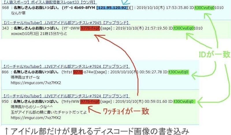 ドルアン76と人狼スレのIDとワッチョイ一致の証明後半