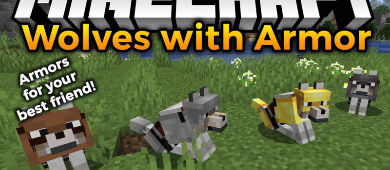 Wolves With Armor Mod Minecraft Akai12 Note