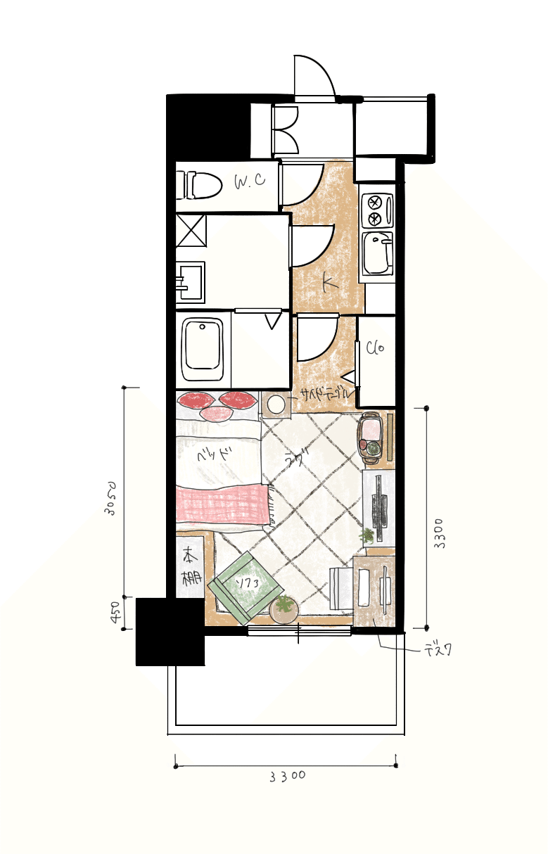 とりあえず合格点を取るインテリアレイアウトのきほん 妄想間取り図3パターン 早 Saki 海外インテリアコーディネート Note