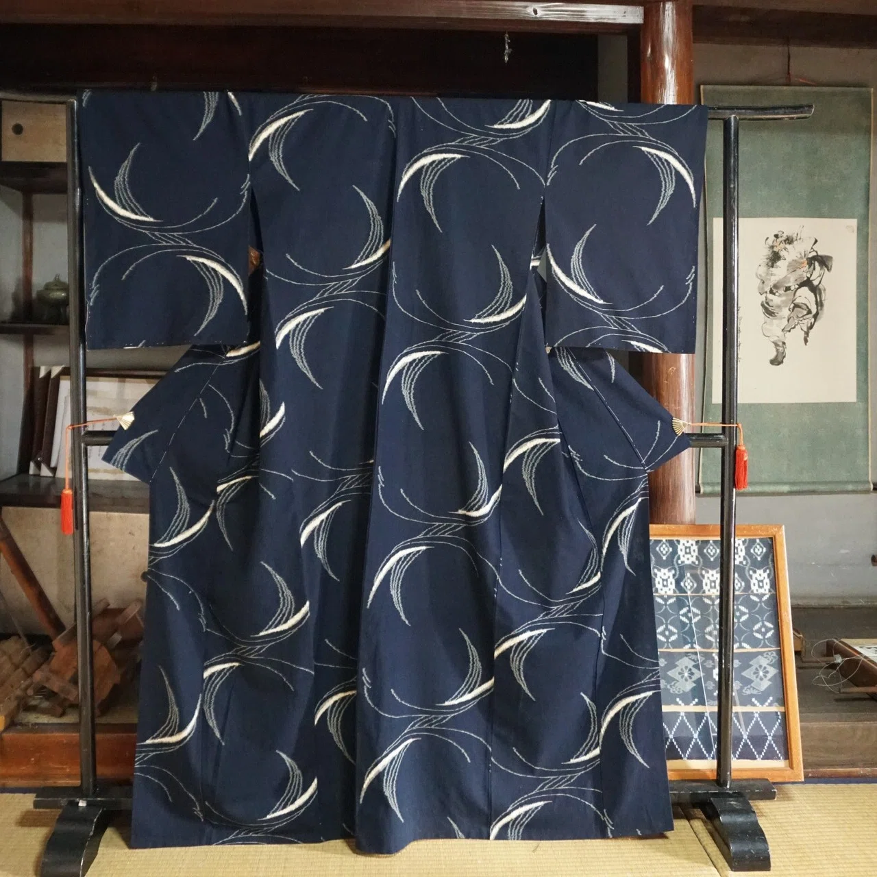 藍華・田中絣工房さんのこと｜そめおりくくり