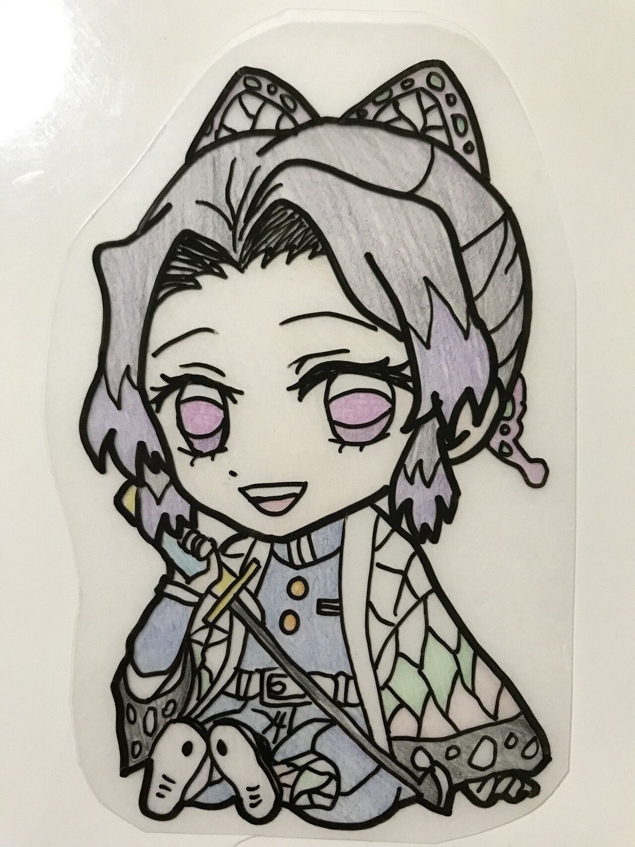 プラバンでキーホルダー 鬼滅の刃キャラクター 長野 佐友里 Note プラバンでキーホルダー 鬼滅の刃キャラクター 長野 佐友里 Note