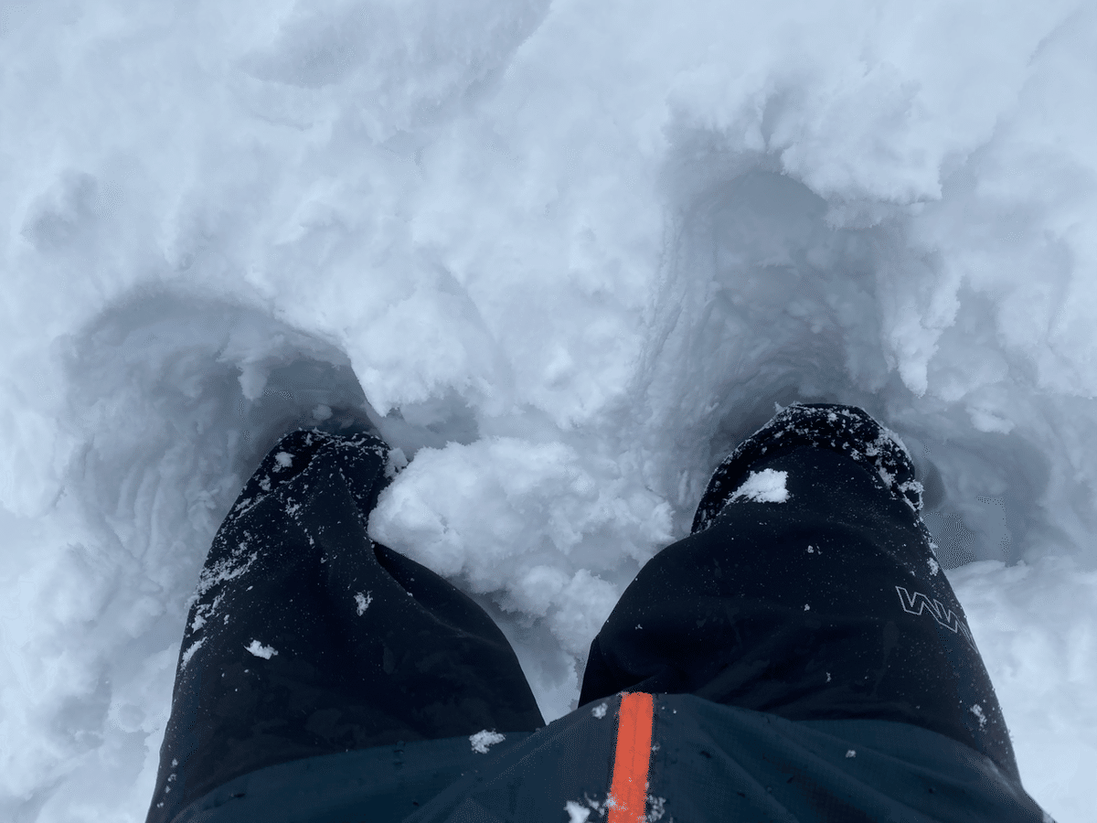 雪。 雪道ランに「イノヴェイト ROCLITE 286 GTX」で走ってみた。｜壱