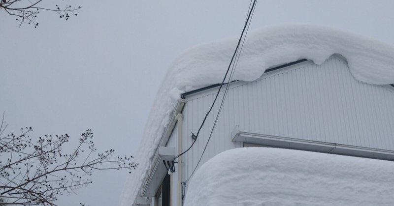 21年の雪の記録 雪に埋もれたエアコンの室外機 溶け始めた雪に曲がる庭木 幸運な病のレシピ Note