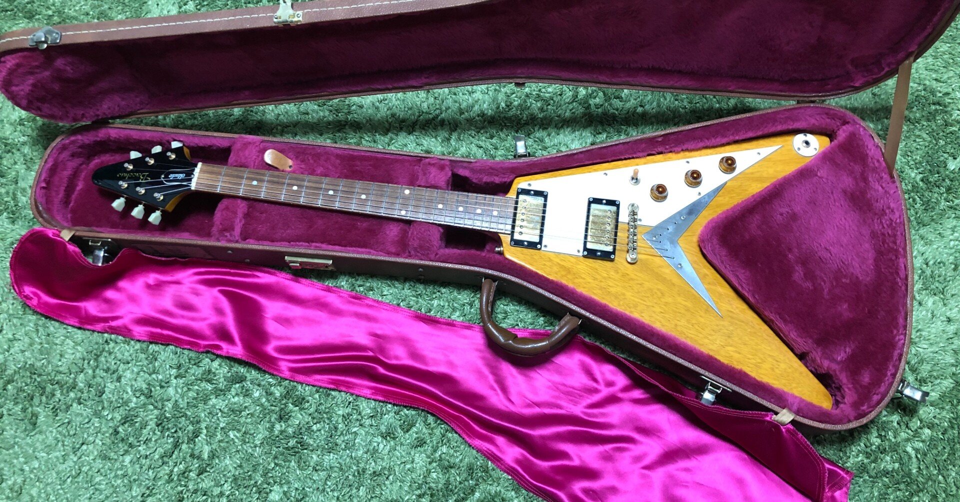 ジャパンビンテージ！brian(Bacchus)コリーナネックフライングVP90 Yahoo!オークション - エレキギター ボディ Brian Bacchus