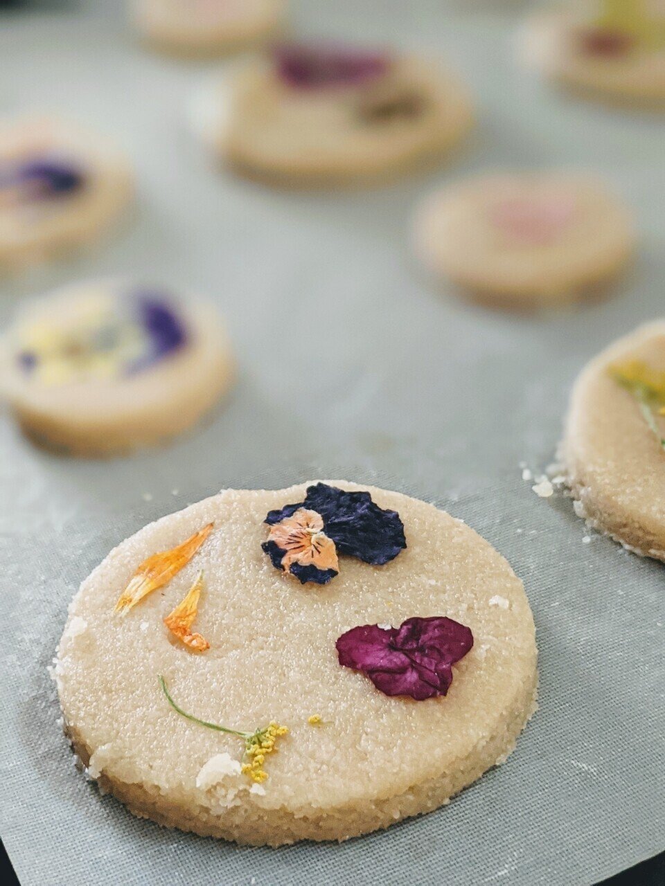 押し花クッキー Sweets Retreat Cafe Heaven S Kitchen Note
