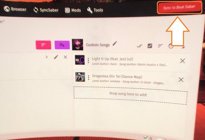 Oculusquest2でoculus版のbeatsaberにpcからカスタム曲を入れる ぴちゅった Note